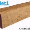 Belka Belki rustykalne dekoracyjna Ciosan 19x17 2M