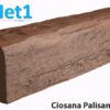 Belka Belki rustykalne dekoracyjna Ciosan 19x17 2M - obrazek 3